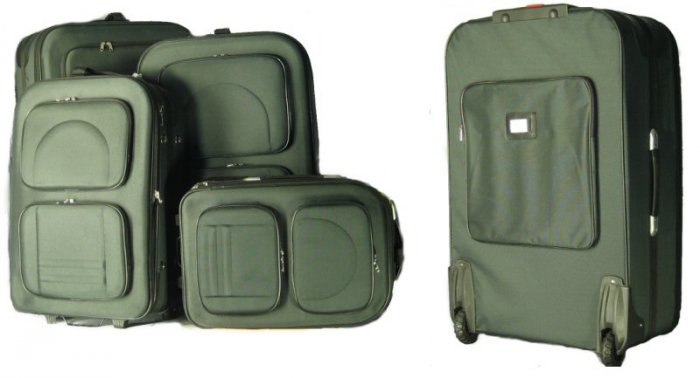 4 Piece Luggage Suitcase Set