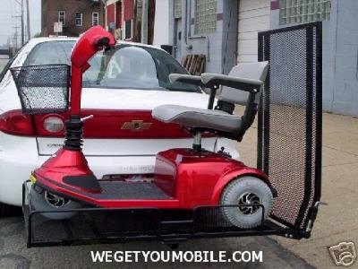 Mobility Disability Scooter Powerchair Wheelchair Platform Carrier Lift Ramp Trailer