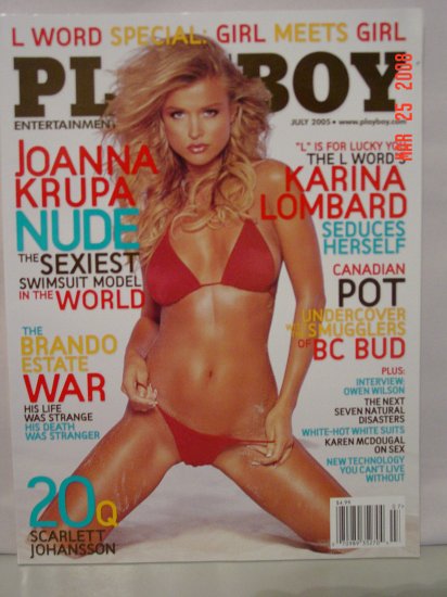 July 2005 Playboy Magazine Joanna Krupa Nude!!