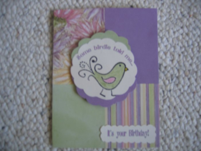 Handmade birthday card