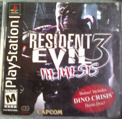 Resident Evil 3 Nemesis Playstation Game