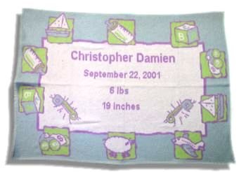 Baby Throw (blue)