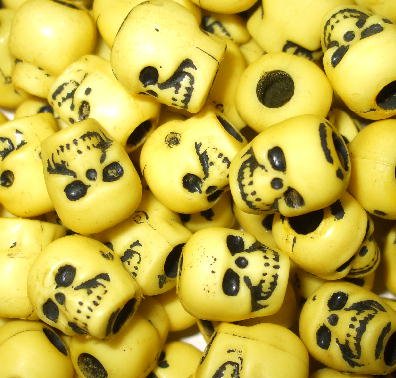 20 Sunny Side Up DAy oF thE DeAd Skull Beads LOLITA