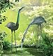 Iron Standing Crane Statues