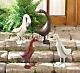 Set of 4 Craved Wooded Ducks