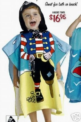 Pirate Hooded Beach Towel