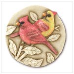 Cardinal Stepping Stone Plaque
