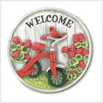 Tricycle Garden Stone Plaque
