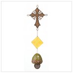 Old World Cross and Bell Chime