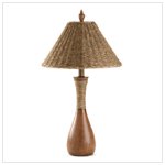 Straw Rope Shade Table Lamp