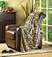 Microfiber Tiger Print Throw