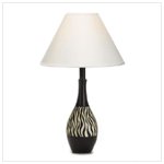 Zebra Stripe Lamp