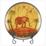 Elephant Plate with Stand