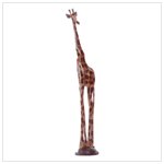 Hand-Painted Giraffe Sculpture