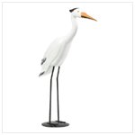 Large Egret on Base