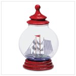 Boat in a Red Lantern