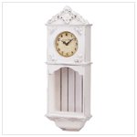 Ornate Ivory Wall Clock