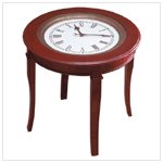 Table with Clock Top