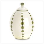 Fern-Leaf Lidded Urn