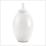 White Ceramic Urn