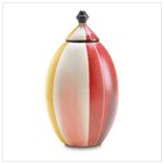Carnival Stripe Lidded Jar