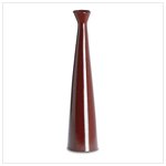 Burgundy Temple Vase