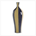 Large Striped Museum Vase
