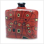 Abstract Tribal Vase