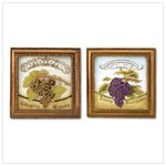 Grapes Wall Plaques