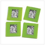 Green Photo Frame Coasters