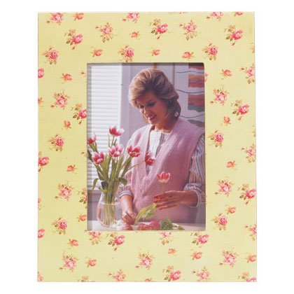 Roses Wood photo frame