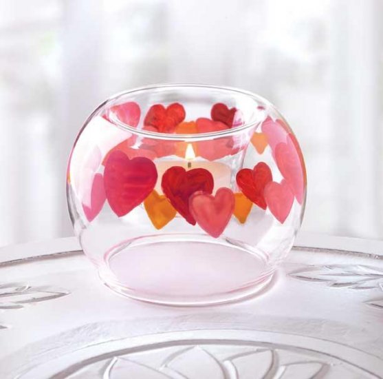 Circular Hearts Candle Holder