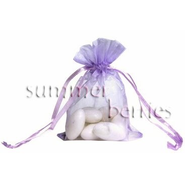Organza Sachet Favor Bag / Bags - 3x5.5 Lilac (Set of 10)
