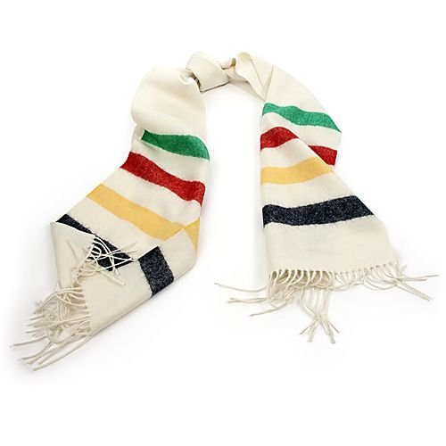 Hudson's Bay Company Multi-Stripe Wool Scarf