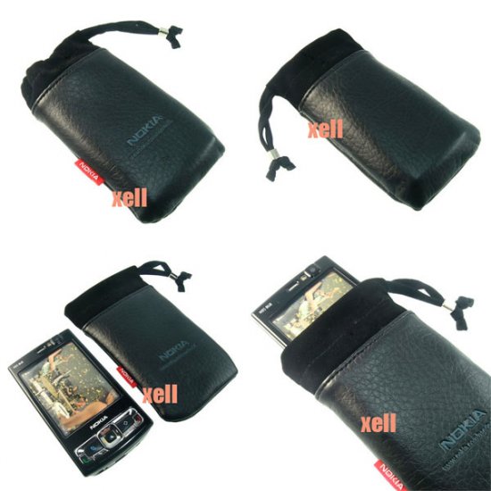 G2 Nokia Bag Pouch Case for N95 8GB N82 N81 N73 5310 5610, Black **Free Shipping**
