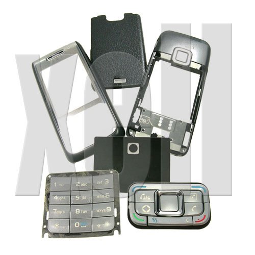 Premium Housing Cover Fascia for Nokia E65, Black **Free Shipping**