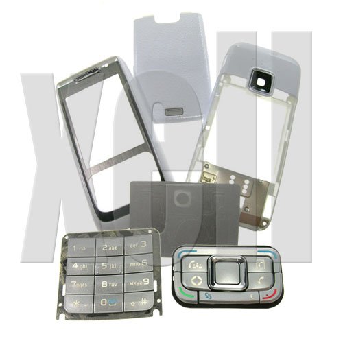 Premium Housing Cover Fascia for Nokia E65, White **Free Shipping**