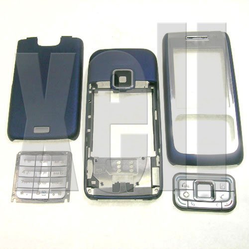 Premium Housing Cover Fascia for Nokia E65, Blue **Free Shipping**