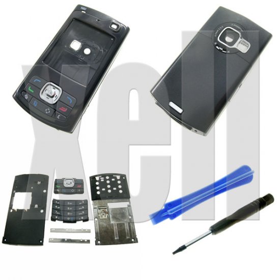 Premium Housing Cover Fascia for Nokia N80, Black **Free Shipping**