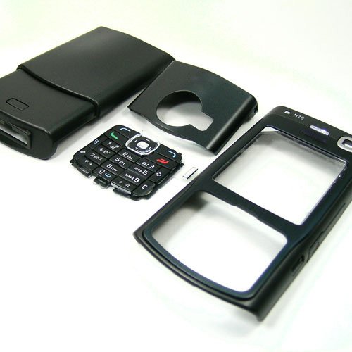 Housing Cover Fascia for Nokia N70, Black **Free Shipping**