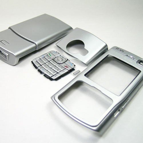 Housing Cover Fascia for Nokia N70, Silver **Free Shipping**