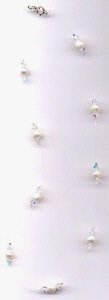 Pearl and Swarovski Crystal Necklace Set - Custom Color