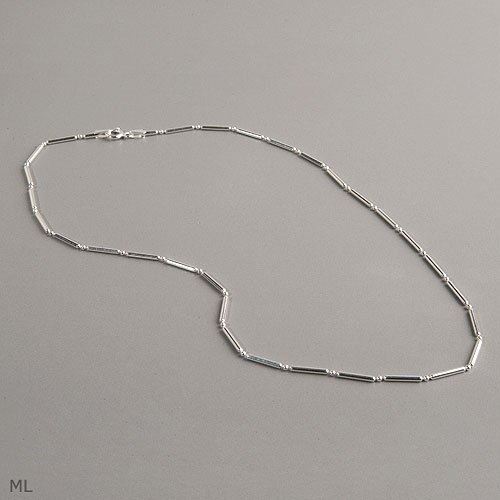Elegant Solid Sterling Silver Necklace