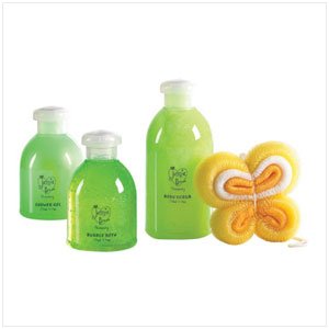 GREEN APPLE SCENTED BATH SET
