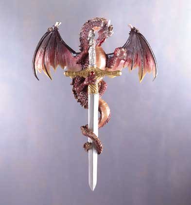 Sword & Dragon Wall Plaque