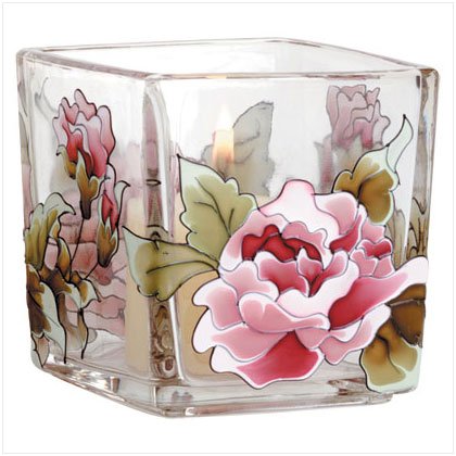 VICTORIAN ROSE VOTIVE CUP