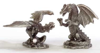 Pair Of Fighting Dragons