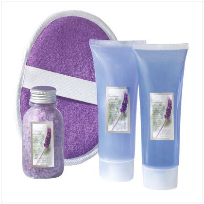 LAVENDER BATH TOTE