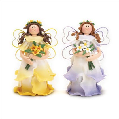 Whimsical Clay Fairies