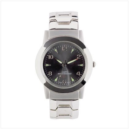 Men's Silver Metal Links Watch